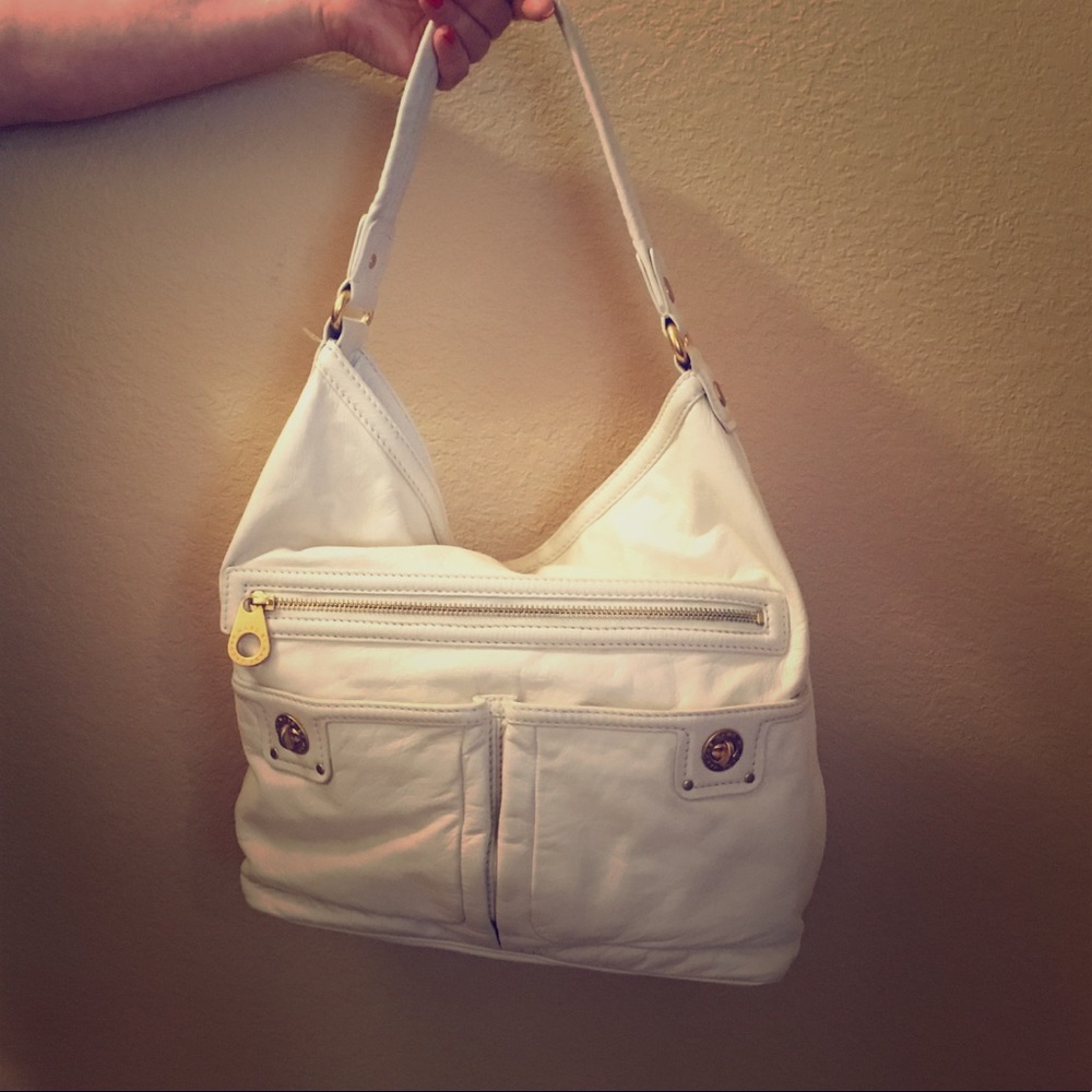 Marc Jacobs leather purse - white